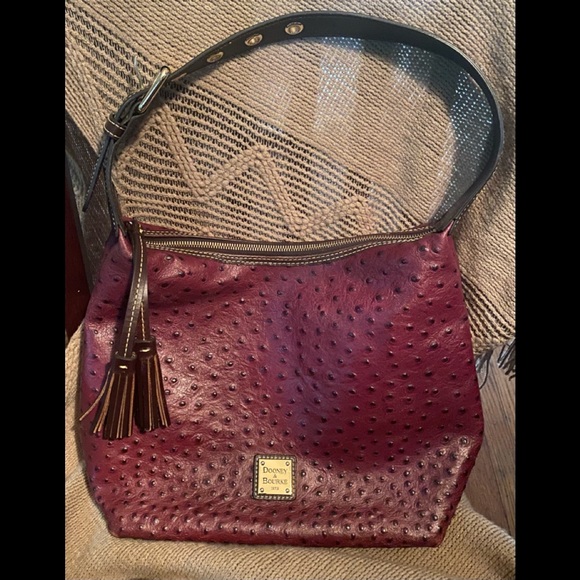 Dooney & Bourke Handbags - CLOSING TODAY Dooney & Bourke Wine Ostrich Leather